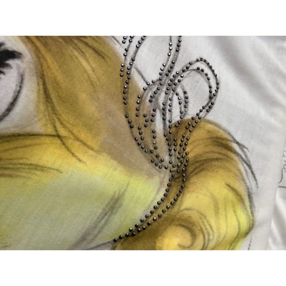 Disney Boutique Tinker Bell Sketch Rhinestone Graphic Tee Size L - Picture 7 of 7